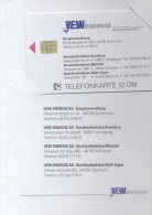 GERMANY: O-2292 12/95 "VEW Energie AG" (5.000 Ex) In Folder. MINT - O-Series : Series Clientes Excluidos Servicio De Colección