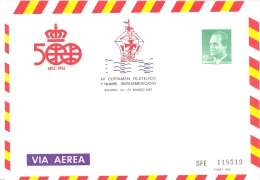 SPAIN. POSTAL STATIONARY LATIN-AMERICAN PHILATELIC EXHIBITION. MADRID 1987 - 1931-....