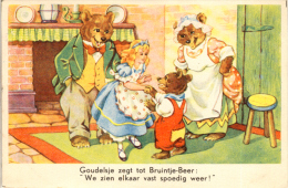 Teddy Bear  Bär  Enfant  Illustrateur   Old  Postcard  Cpa. 1955 - Ours