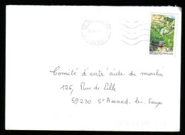 Train Ajaccio Vizzavona - 2 Aout 1996 - YT 3017 - Mazingarbe Pas De Calais - Storia Postale