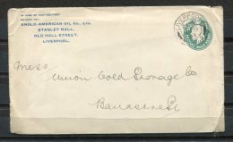 Great Britain Postal Stationary Cover  Liverpool - Stamped Stationery, Airletters & Aerogrammes