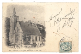 Villequier (76) : L'église En 1905. - Villequier