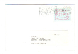 Suisse: Enveloppe Luzern, Flamme Stadt Theater Luzern (13-3870) - Postage Meters