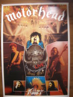 MUSIQUE - MOTÖRHEAD - POSTER - IRON FIST KILLERS AVEC BRIAN ROBERTSON - 86x61cm - Afiches & Pósters