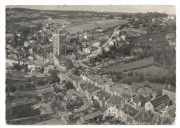 Oudon (44)  : Vue  Générale Aérienne Au Niveau Du Quartier De L´ancien Château  En  1954 (animé) GF. - Oudon