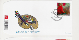 FDC N°   3736   Art Postal  T. Merget  Obl: Hastière-Lavaux  10/11/2007 - 2001-10