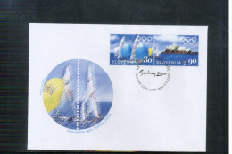 Slowenien / Slovenia 2000 Sydney FDC - Verano 2000: Sydney