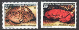 Nelle CALEDONIE : Faune Aquatique- Aquarium De Nouméa :  Calappa Calappa (crustacé Décapode) Et Etisus Splendidus (crabe - Unused Stamps