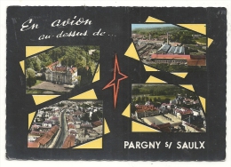 Pargny-sur-saulx (51)  : 4 Vues  Générales Aériennes Du Bourg Dont L'usine En  1967 (animé) GF. - Pargny Sur Saulx