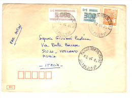 Bresil: Enveloppe, Via Aerea, Par Avion, Sao Paulo (13-3884) - Covers & Documents