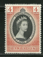 Barbados    "Coronation"    Set   SC# 234   Mint - Barbades (...-1966)