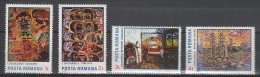 Romania 1985. Paintings Set, MNH (**) Michel: 4155-4158 / 2.40 EUR - Unused Stamps