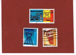 SUD AFRICA (SOUTH AFRICA) - SG 326.328 - 1973 50^ ANNIV. ESCOM (COMPLET SET OF 3)      - USED ° - Oblitérés