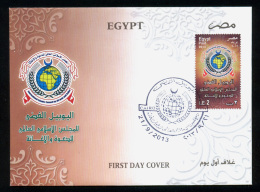 EGYPT / 2013 / SILVER JUBILLE OF THE WORLD ISLAMIC COUNCIL FOR DA' WAH & RELIEF / FDC - Storia Postale