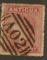 ANTIGUA 1863 1d QV SG 6 U ZC326 - 1858-1960 Colonie Britannique