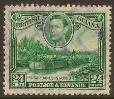 BRITISH GUIANA 1938 24c Upright Wmk SG 312 U ZC375 - Guyana Britannica (...-1966)