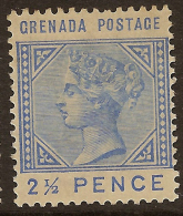 GRENADA 1883 2 1/2d QV SG 32 HM ZC412 - Grenada (...-1974)