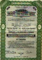 AKETI/BRUXELLES « Société Des Chemins De Fer Vicinaux Du Congo » Obligation De 500 Fr 1936-1974 - Ferrocarril & Tranvías