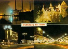 Wolfsburg Bei Nacht MB Volkswagen-Werk Porschestraße Hochhaus 13.7.1970 - Wolfsburg