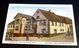 Gasthaus Zur "Post" Seesbach I.Soonwald, Per Feldpost "Kirn 9.10.39" - Kirn