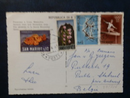 37/706   CP SAN MARINO - Storia Postale