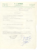 Facture -Ets J. Laffineur - Cloches Et Sonneries électriques - Grivegnée   1964 (Xh) - 1950 - ...