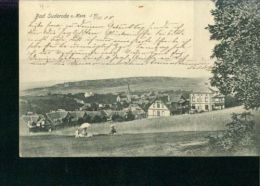 Litho Bad Suderode Harz Frauen Im Schirm Im Feld Wohnhaus 21.11.1905 - Thale