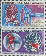 AR0308 Malagasy 1974 Beijing Yafei Tennis 2v MNH - Perforadas