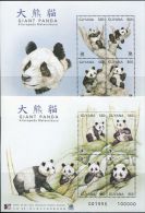 AR0326 Guyana 1996 Panda 2S/S(4) MNH - Perforés