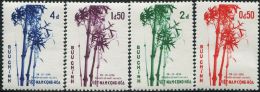 AR0339 South Vietnam 1956 Bamboo Figure Paintings 4v MNH - Perforadas