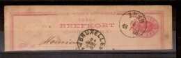 Fragment Van Postkaart Verstuurd Uit LUND Naar BRUXELLES Op 18/1/1886 ! Inzet Aan 1 € ! - Postal Stationery