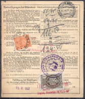 Lettre  De WIEN  Le 10 II 1937  Affranchie  Avec  2 Timbres  De Yougoslavie Pour  ZAGREB Dont 1 Timbre TAXE - Brieven En Documenten