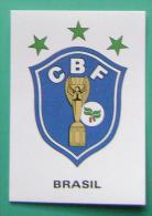 BRASIL FEDERATION LOGO #20 PANINI FIFA WORLD CUP STORY STICKER SOCCER FUSSBALL FOOTBALL - Edición  Inglesa