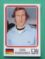 GEORG SCHWARZENBECK GERMANY 1974 #62 PANINI FIFA WORLD CUP STORY STICKER SOCCER FUSSBALL FOOTBALL - Edición  Inglesa