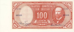 BILLET # CHILI # 1961 # PICK 99 # 10 CENTIMES D'ESCUDO SUR CENT PESOS # NEUF # - Cile