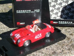 BRUMM -  R 207 - PORSCHE 356  SEEDSTER MILLE MIGLIA 1952  AVEC SA BOITE Scala 1/43 - Brumm