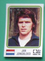 JAN JONGBLOED NETHERLANDS GERMANY 1974 #76 PANINI FIFA WORLD CUP STORY STICKER SOCCER FUSSBALL FOOTBALL - Edición  Inglesa