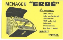 Ménager   " ERBE  "     -   Ft  =  21 Cm  X 13.5 Cm - Papeterie