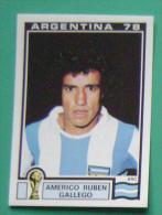 AMERICO RUBEN GALLEGO ARGENTINA 1978 #100 PANINI FIFA WORLD CUP STORY STICKER SOCCER FUSSBALL FOOTBALL - Edición  Inglesa