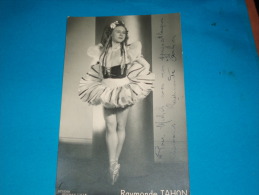 Célébrités ) Danse - Raymonde Tahon - Autographe - Dédicace Manuscrite - EDIT -  Herman - Tanz