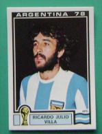 RICARDO JULIO VILLA ARGENTINA 1978 #104 PANINI FIFA WORLD CUP STORY STICKER SOCCER FUSSBALL FOOTBALL - Englische Ausgabe