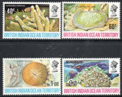 British Indian Ocean Territory (BIOT) 1972 - Corals SG41-44 MNH Cat £16.50 SG2015 - Brits Indische Oceaanterritorium