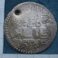 M_p > Tunisia Impero Ottomano Selim III Piastra 1217 ( 1802 ) Peso 15,3 Grammi BILLON ( Lega Argento / Rame ) - Tunesië