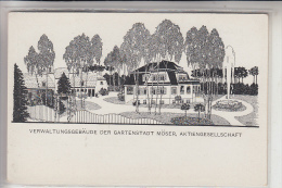 0-3271 MÖSER, Verwaltungsgebäude Der Gartenstadt Möser A.G., 191..., Signiert Schildberger - Burg