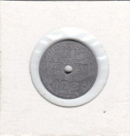 10 CENTIMES Zinc Léopold III 1943 FR/FL - 10 Centesimi