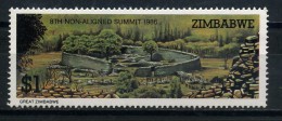 ZIMBABWE    1986    8th  Non  Aligned  Summit  Conference     $1  Ruins  Of  Great  Zimbabwe  MNH     MNH - Andere & Zonder Classificatie