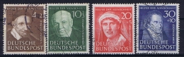 Bundespost Mi Nr 143 - 146  Used    1951 - Gebruikt