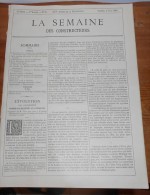 La Semaine Des Constructeurs. N°50. 7 Juin 1890. Tombeau De La Famille N.T. à Villedaigne, Aude. Figurine En Terre Cuite - Magazines - Before 1900