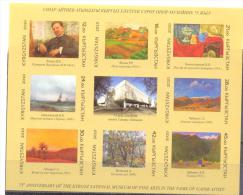 2010. Kyrgyzstan, Painting, National Museum Of Fine Art, Sheetlet  IMPERFORATED, Mint/** - Kirghizistan