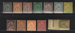 GUINEE N° 1 à 13 * Sauf 12 (13 **) - Unused Stamps